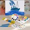 Acrylic Paint Canvas Set, Acrylic Painting Kit with 2 Pack of 12 Colors Acrylic Paint, 2 Sets of Wooden Easels, 6 Canvas, 20 Brushes & 2 Palettes, Art Painting Supplies Valentines Day Gift